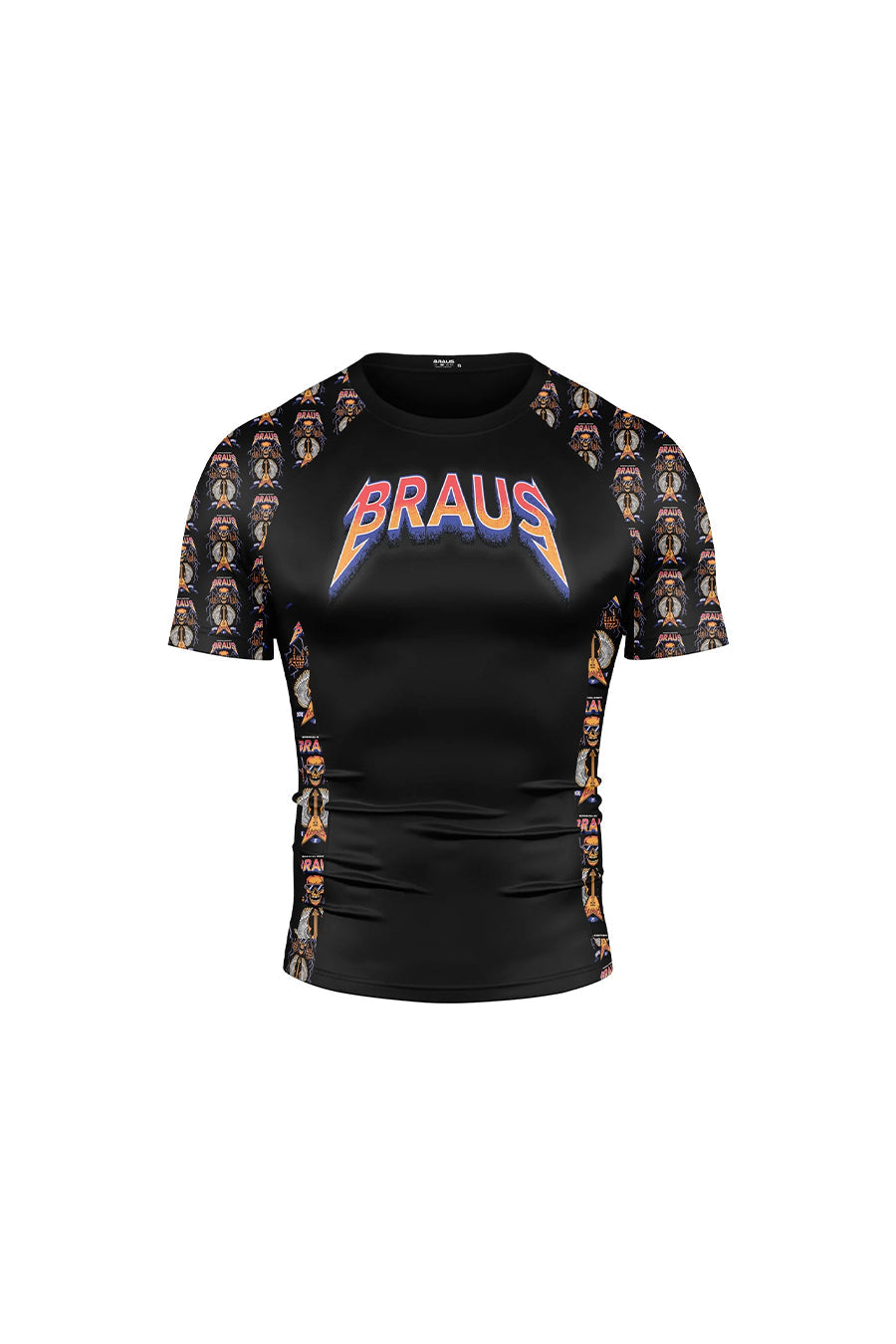 Rash Guard Rock and Roll Manga Corta Braus