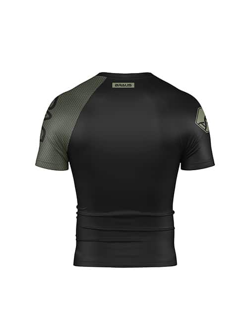 Rash Guard BRAUS DNA No Gi Manga Corta Negro