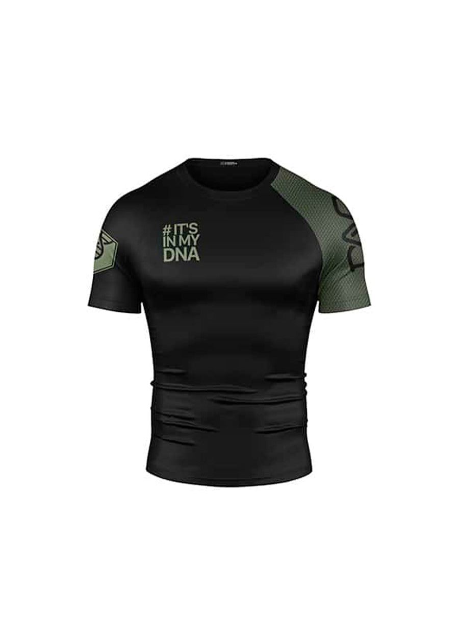 Rash Guard BRAUS DNA No Gi Manga Corta Negro