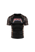Rash Guard Rock and Roll Manga Corta Braus