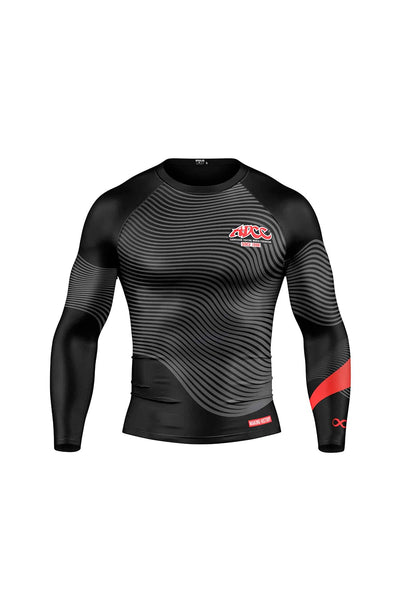ADCC Rash Guard Manga Larga Negra