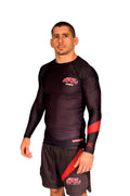 ADCC Rash Guard Manga Larga Negra