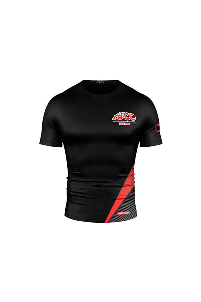 ADCC Rash Guard Manga Corta Negra