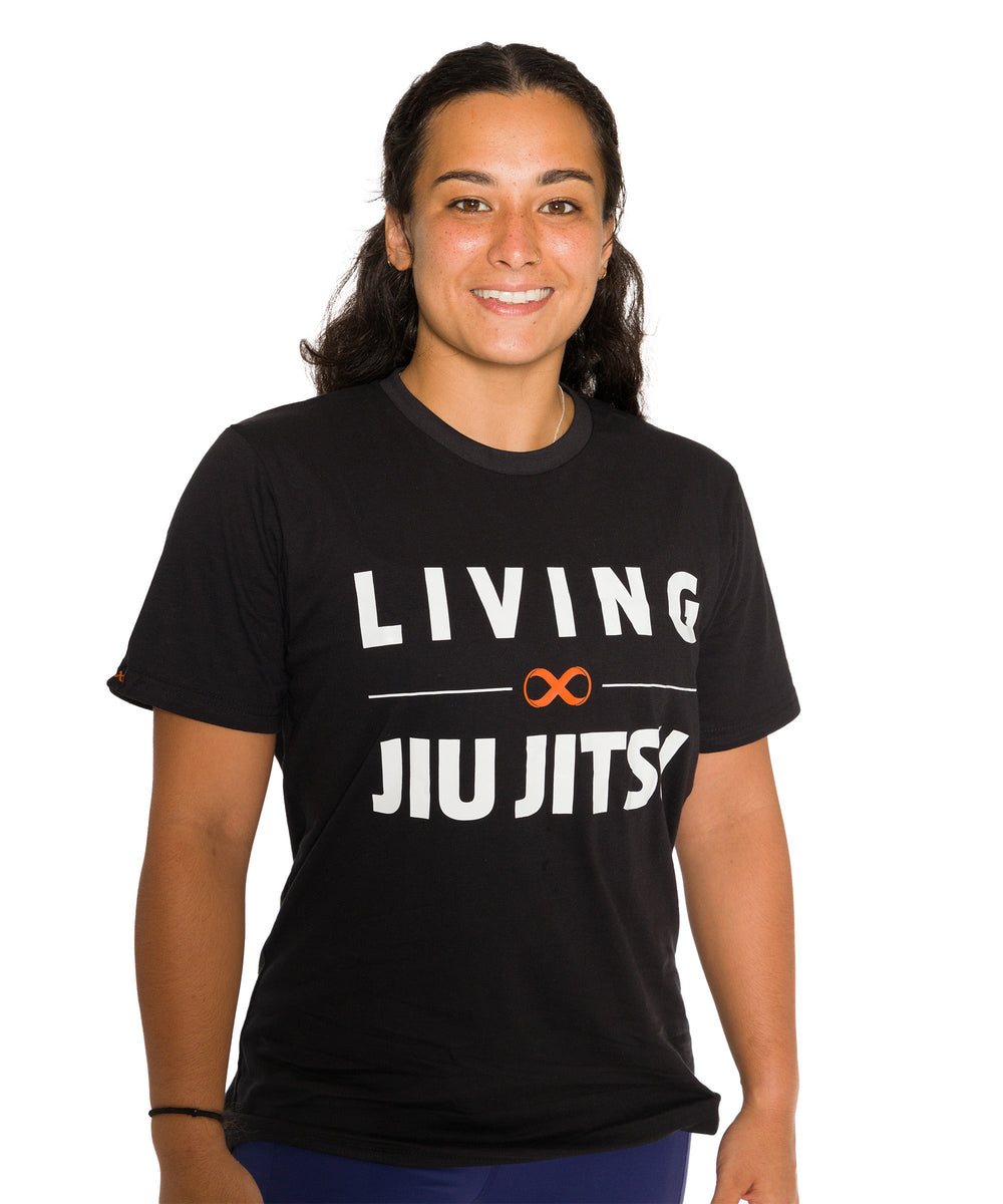 Remera Living Jiu Jitsu Negra Unisex