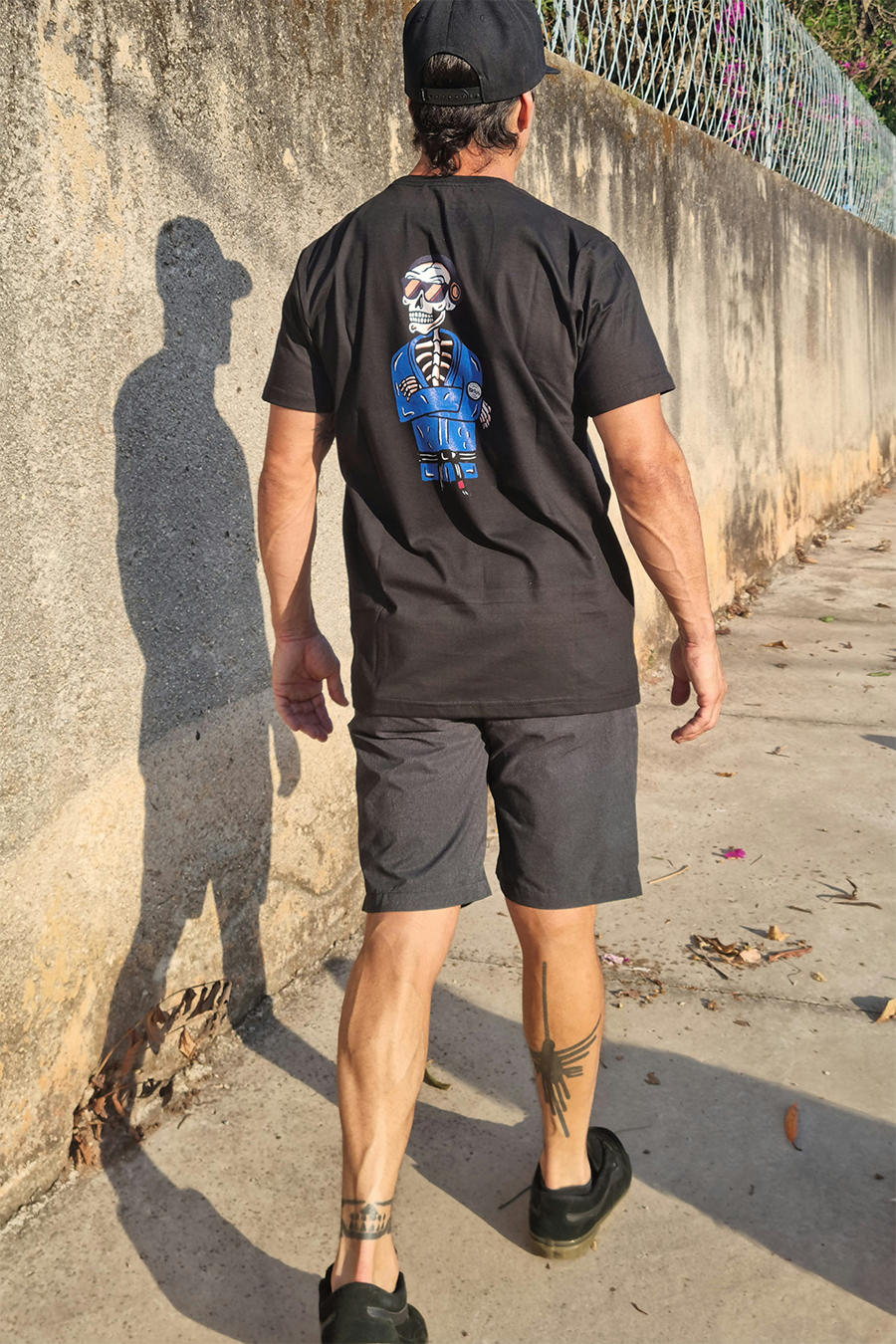 Remera Skeleton Jiu-Jitsu Unisex