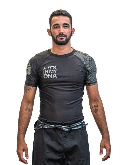 Rash Guard BRAUS DNA No Gi Manga Corta Negro