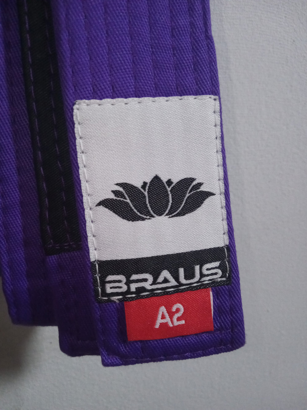 Cinturon Jiu Jitsu Oficial Lotus Club BRAUS - Edicion Especial