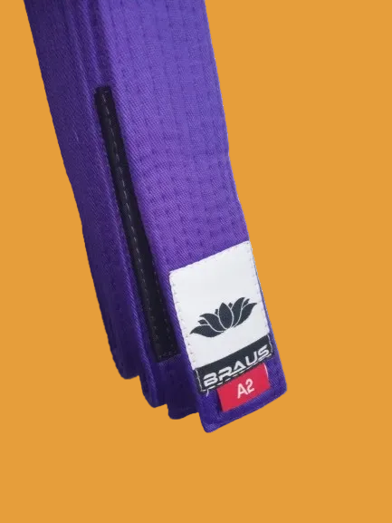 Cinturon Jiu Jitsu Oficial Lotus Club BRAUS - Edicion Especial