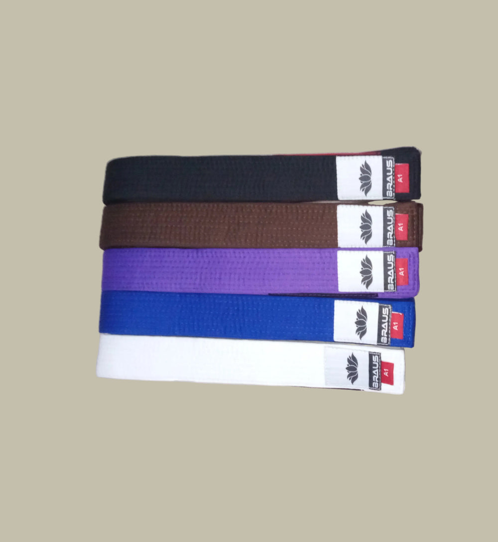 Cinturon Jiu Jitsu Oficial Lotus Club BRAUS - Edicion Especial